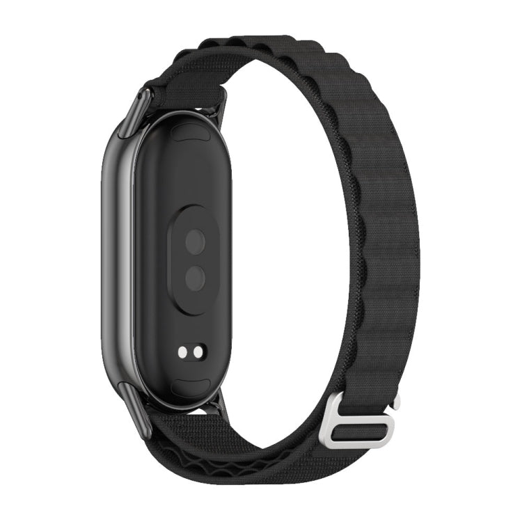 For Xiaomi Smart Band 10 / 9 / 8 Mijobs Nylon Breathable Watch Band(Black) - Watch Bands by MIJOBS | Online Shopping UK | buy2fix