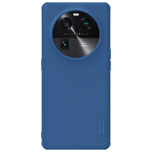 For OPPO Find X6 NILLKIN Frosted Shield Pro PC + TPU Phone Case(Blue) - OPPO Cases by NILLKIN | Online Shopping UK | buy2fix