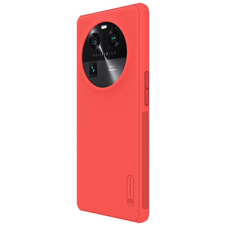 For OPPO Find X6 NILLKIN Frosted Shield Pro PC + TPU Phone Case(Red) - OPPO Cases by NILLKIN | Online Shopping UK | buy2fix