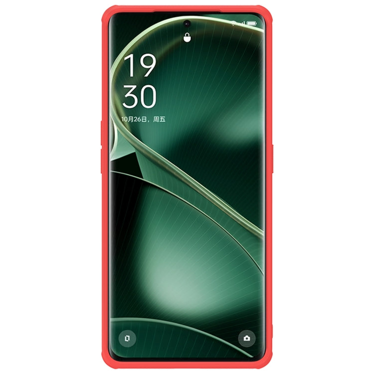 For OPPO Find X6 NILLKIN Frosted Shield Pro PC + TPU Phone Case(Red) - OPPO Cases by NILLKIN | Online Shopping UK | buy2fix
