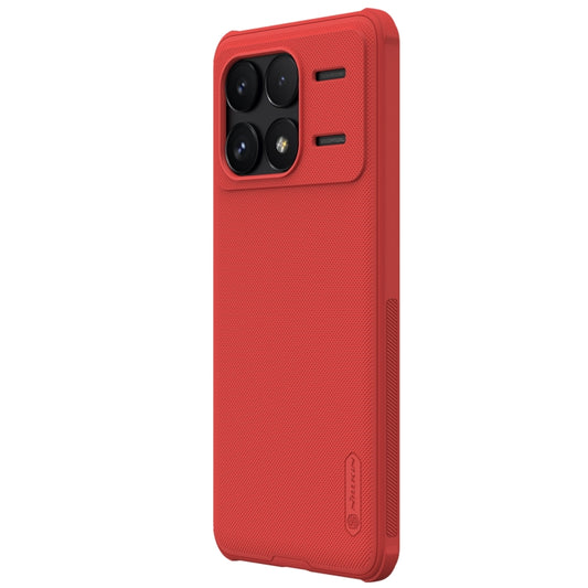 For Xiaomi Redmi K70 / K70 Pro NILLKIN Frosted Shield Pro PC + TPU Phone Case(Red) - Xiaomi Cases by NILLKIN | Online Shopping UK | buy2fix