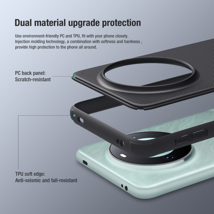 For Huawei Mate 60 Pro NILLKIN Frosted Shield Pro PC + TPU Phone Case(Red) - Huawei Cases by NILLKIN | Online Shopping UK | buy2fix