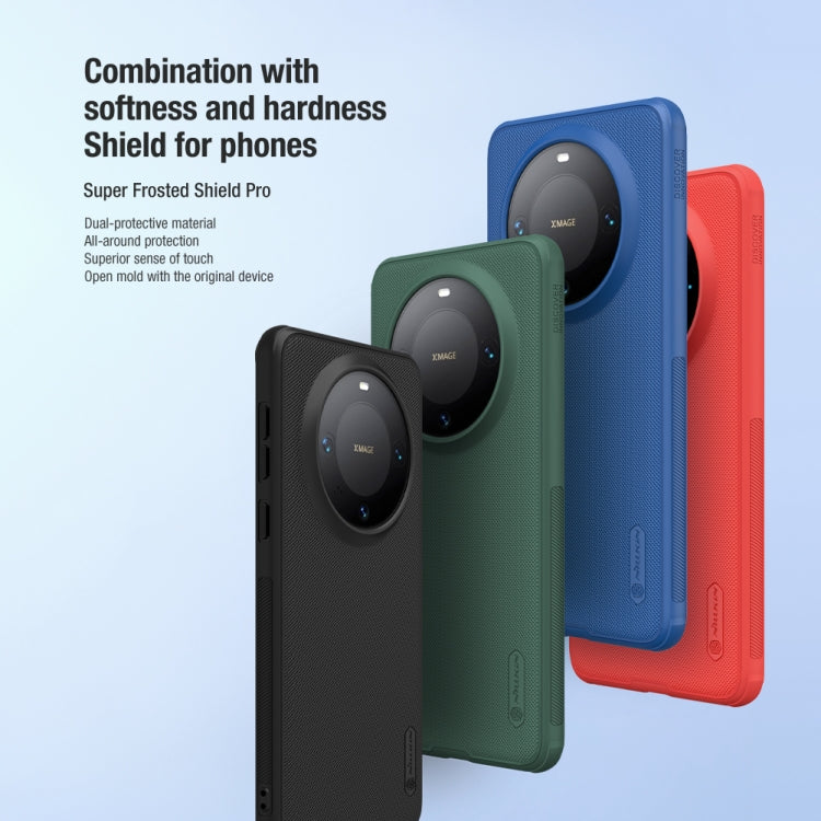 For Huawei Mate 60 NILLKIN Frosted Shield Pro PC + TPU Phone Case(Blue) - Huawei Cases by NILLKIN | Online Shopping UK | buy2fix