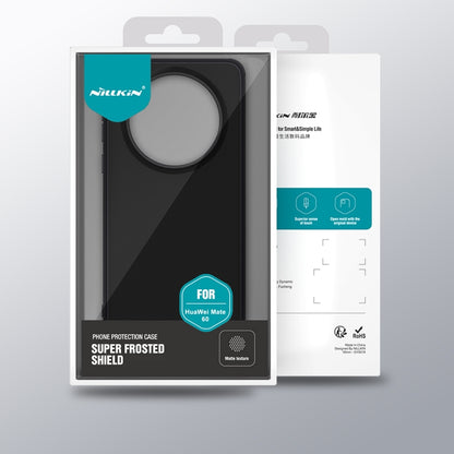 For Huawei Mate 60 NILLKIN Frosted Shield Pro PC + TPU Phone Case(Blue) - Huawei Cases by NILLKIN | Online Shopping UK | buy2fix