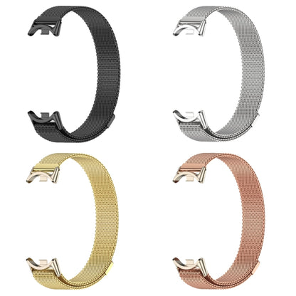 For Xiaomi Smart Band 10 / 9 / 8 Mijobs Milan Magnetic Metal Stainless Steel Watch Band(Gold+Light Gold) - Watch Bands by MIJOBS | Online Shopping UK | buy2fix