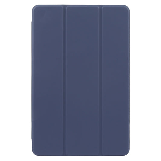 For Xiaomi Pad 6 / Pad 6 Pro Three-fold Holder Flip Tablet Leather Case(Dark Blue) - More Tablet Cases by buy2fix | Online Shopping UK | buy2fix