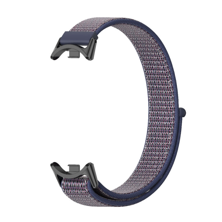 For Xiaomi Smart Band 10 / 9 / 8 Mijobs Breathable Nylon Loop Watch Band(Midnight Blue Black) - Watch Bands by MIJOBS | Online Shopping UK | buy2fix