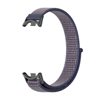 For Xiaomi Smart Band 10 / 9 / 8 Mijobs Breathable Nylon Loop Watch Band(Midnight Blue Black) - Watch Bands by MIJOBS | Online Shopping UK | buy2fix