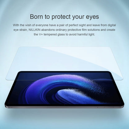 For Xiaomi Pad 6 Pro / Pad 6 NILLKIN V+ Series 0.33mm 4H Anti-blue Ray Tempered Glass Film - More Tablet Tempered Glass by NILLKIN | Online Shopping UK | buy2fix