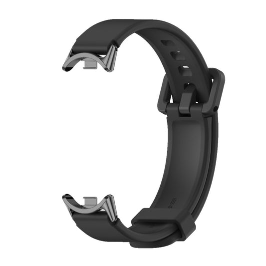 For Xiaomi Smart Band 10 / 9 / 8 Mijobs Silicone Breathable Watch Band(Black) - Watch Bands by MIJOBS | Online Shopping UK | buy2fix