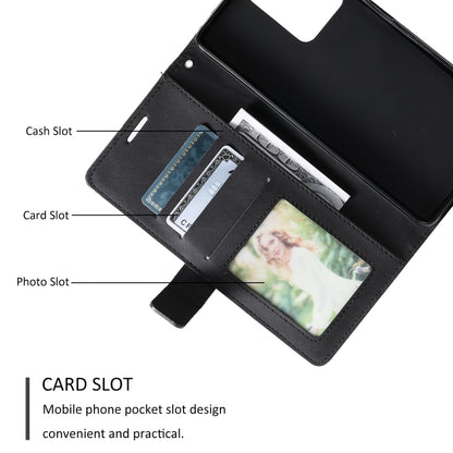 For Redmi Note 12 5G Skin Feel Splicing Leather Phone Case(Black) by buy2fix