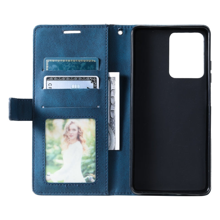 For Redmi Note 12 Pro+ Skin Feel Splicing Leather Phone Case(Blue) by buy2fix