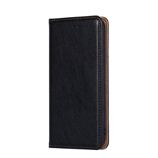 For Infinix Smart 7 HD Gloss Oil Solid Color Magnetic Leather Phone Case(Black) - Infinix Cases by buy2fix | Online Shopping UK | buy2fix