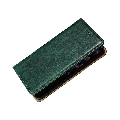 For Infinix Smart 7 HD Gloss Oil Solid Color Magnetic Leather Phone Case(Black) - Infinix Cases by buy2fix | Online Shopping UK | buy2fix
