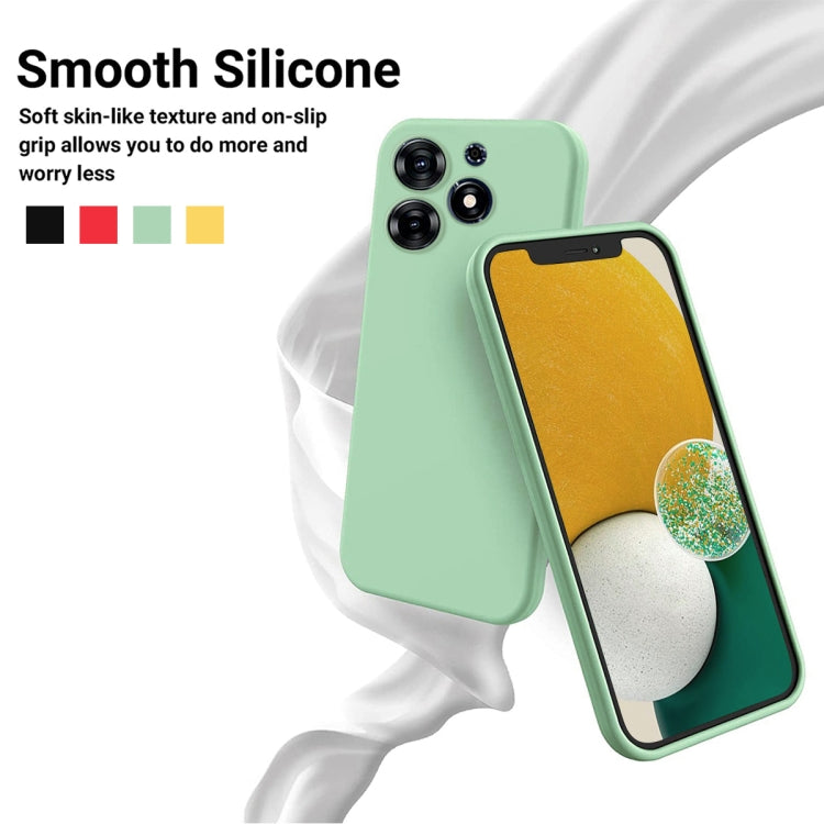 For Tecno Spark 10 Pro 4G Pure Color Liquid Silicone Shockproof Phone Case(Green) by buy2fix