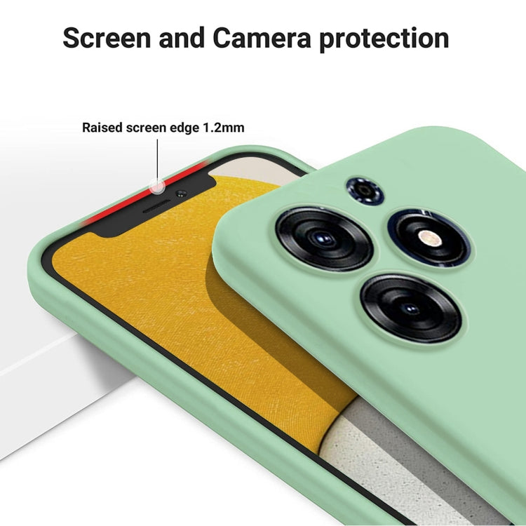 For Tecno Spark 10 Pro 4G Pure Color Liquid Silicone Shockproof Phone Case(Green) by buy2fix