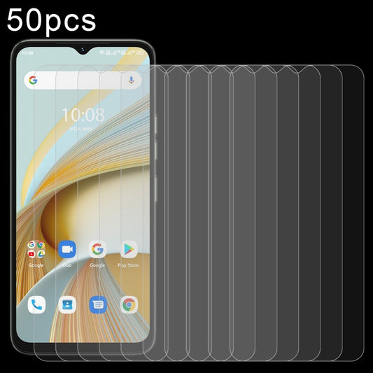 For Umidigi G3 Plus 50pcs 0.26mm 9H 2.5D Tempered Glass Film - Others by buy2fix | Online Shopping UK | buy2fix