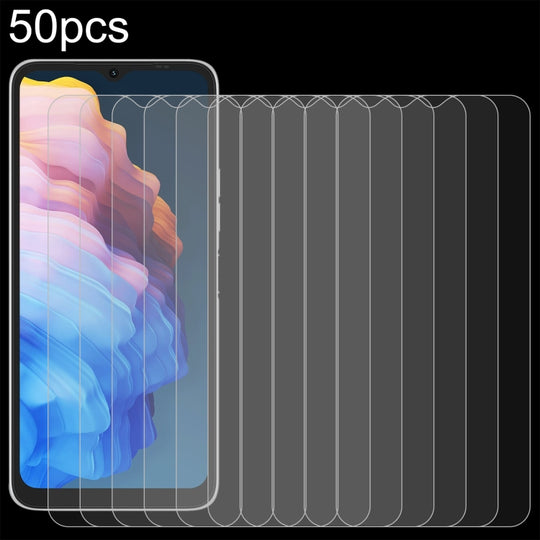 For Umidigi C1 50pcs 0.26mm 9H 2.5D Tempered Glass Film