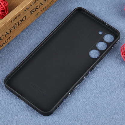 For Samsung Galaxy S10 Astronaut Pattern Silicone Straight Edge Phone Case(Mars Astronaut-Black) by buy2fix