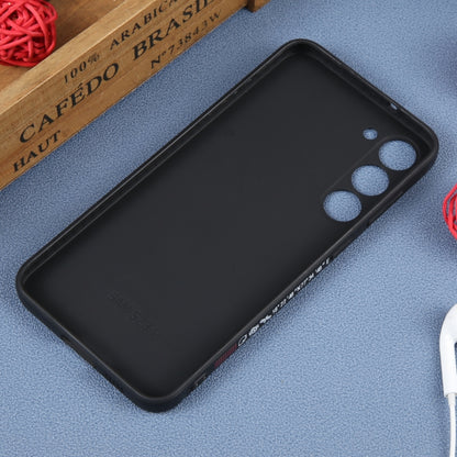 For Samsung Galaxy S10+ Astronaut Pattern Silicone Straight Edge Phone Case(Flying Astronaut-Black) by buy2fix