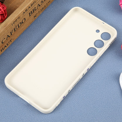 For Samsung Galaxy A81 Astronaut Pattern Silicone Straight Edge Phone Case(Mars Astronaut-White) by buy2fix