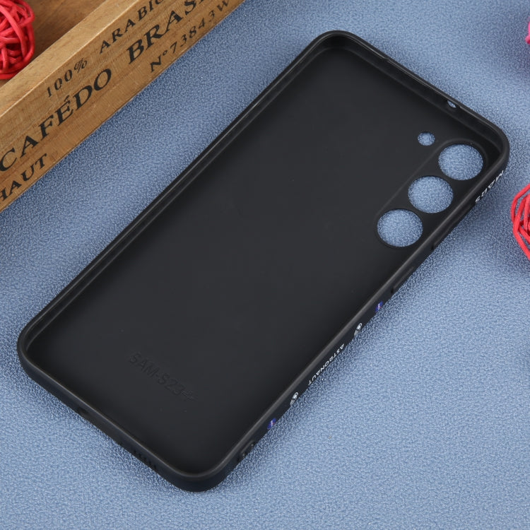 For Samsung Galaxy A13 5G / 4G Astronaut Pattern Silicone Straight Edge Phone Case(Mars Astronaut-Black) by buy2fix