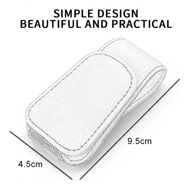 Car Sun Visor Glasses Holder Multifunctional Card Clip Storage Rack(Red) by buy2fix