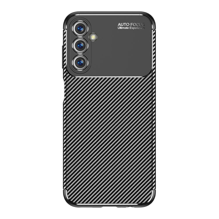 For Samsung Galaxy M54 Carbon Fiber Texture Shockproof TPU Phone Case(Black) by buy2fix