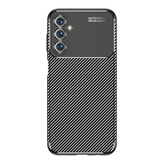For Samsung Galaxy M54 Carbon Fiber Texture Shockproof TPU Phone Case(Black) by buy2fix