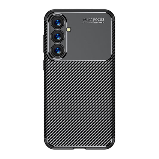 For Samsung Galaxy S23 FE 5G Carbon Fiber Texture Shockproof TPU Phone Case(Black) - Galaxy S23 FE 5G Cases by buy2fix | Online Shopping UK | buy2fix