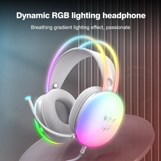 ONIKUMA X25 RGB Wired Gaming Headset(Grey) - Multimedia Headset by ONIKUMA | Online Shopping UK | buy2fix