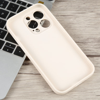 For iPhone 12 Pro Max Milk Tea Astronaut Pattern Liquid Silicone Phone Case(Ivory White) by buy2fix