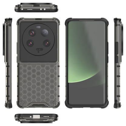 For Xiaomi 13 Ultra Shockproof Honeycomb PC + TPU Phone Case(Black) - Xiaomi Cases by buy2fix | Online Shopping UK | buy2fix