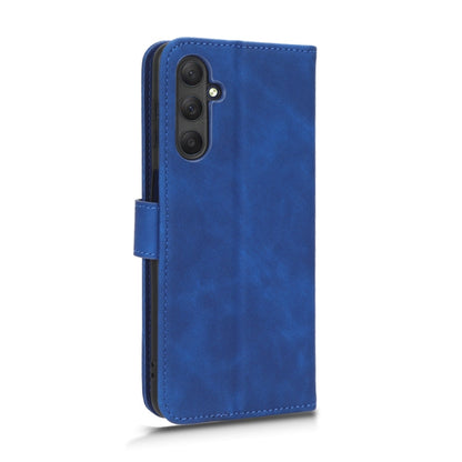 For Samsung Galaxy M54 5G Skin Feel Magnetic Flip Leather Phone Case(Blue) by buy2fix