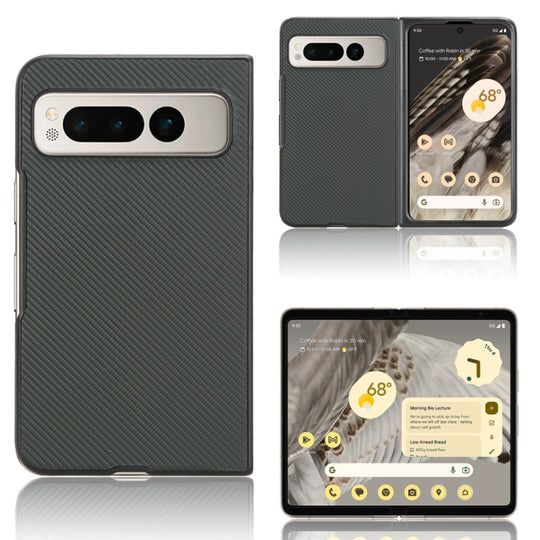 For Google Pixel Fold PU Leather PC Phone Case(Green)