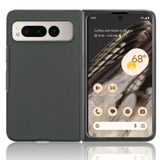 For Google Pixel Fold PU Leather PC Phone Case(Green) - Google Cases by buy2fix | Online Shopping UK | buy2fix
