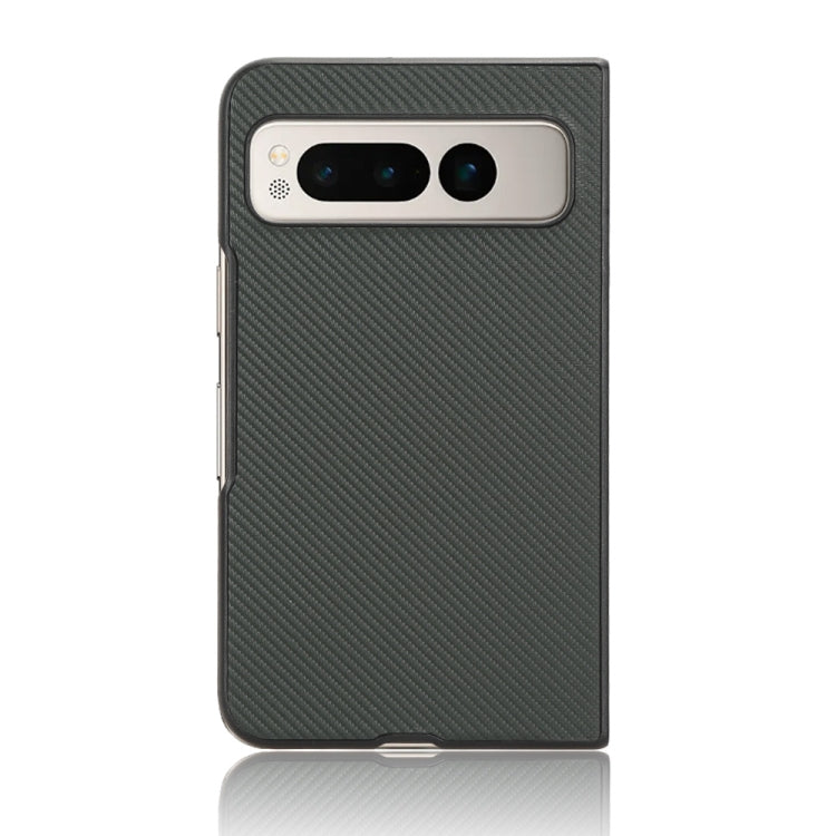 For Google Pixel Fold PU Leather PC Phone Case(Green) - Google Cases by buy2fix | Online Shopping UK | buy2fix