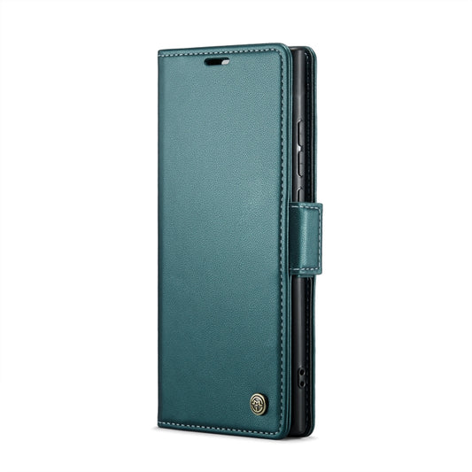 For Samsung Galaxy Note20 Ultra CaseMe 023 Butterfly Buckle Litchi Texture RFID Anti-theft Leather Phone Case(Pearly Blue) - Galaxy Note20 Ultra Cases by CaseMe | Online Shopping UK | buy2fix