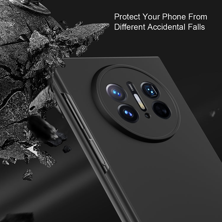 For Huawei Mate X3 Oil-sprayed Integrated Phone Case(Black) - Huawei Cases by buy2fix | Online Shopping UK | buy2fix