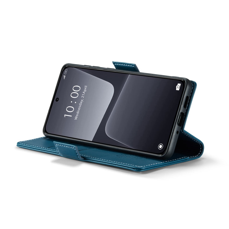 For Xiaomi 13 CaseMe 023 Butterfly Buckle Litchi Texture RFID Anti-theft Leather Phone Case(Blue) - Xiaomi Cases by CaseMe | Online Shopping UK | buy2fix
