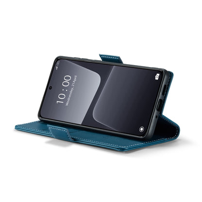 For Xiaomi 13 CaseMe 023 Butterfly Buckle Litchi Texture RFID Anti-theft Leather Phone Case(Blue) - Xiaomi Cases by CaseMe | Online Shopping UK | buy2fix