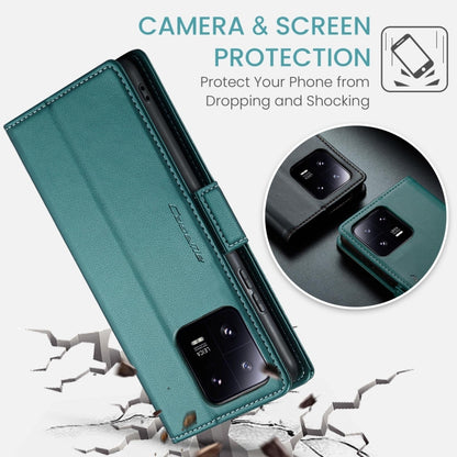 For Xiaomi 13 Pro CaseMe 023 Butterfly Buckle Litchi Texture RFID Anti-theft Leather Phone Case(Pearly Blue) - Xiaomi Cases by CaseMe | Online Shopping UK | buy2fix