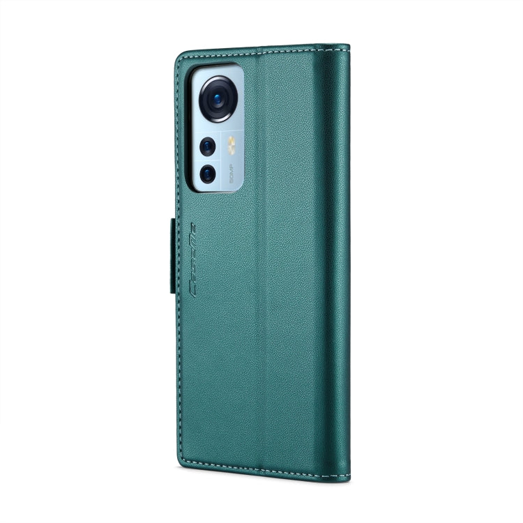 For Xiaomi 12 / 12X / 12S CaseMe 023 Butterfly Buckle Litchi Texture RFID Anti-theft Leather Phone Case(Pearly Blue) - Xiaomi Cases by CaseMe | Online Shopping UK | buy2fix