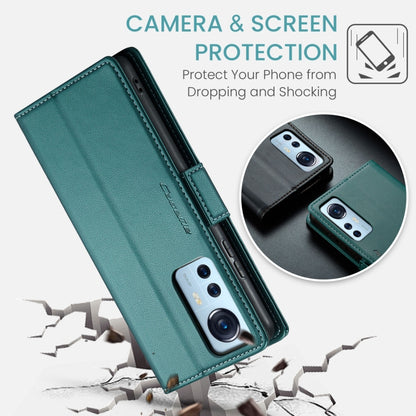For Xiaomi 12 / 12X / 12S CaseMe 023 Butterfly Buckle Litchi Texture RFID Anti-theft Leather Phone Case(Pearly Blue) - Xiaomi Cases by CaseMe | Online Shopping UK | buy2fix