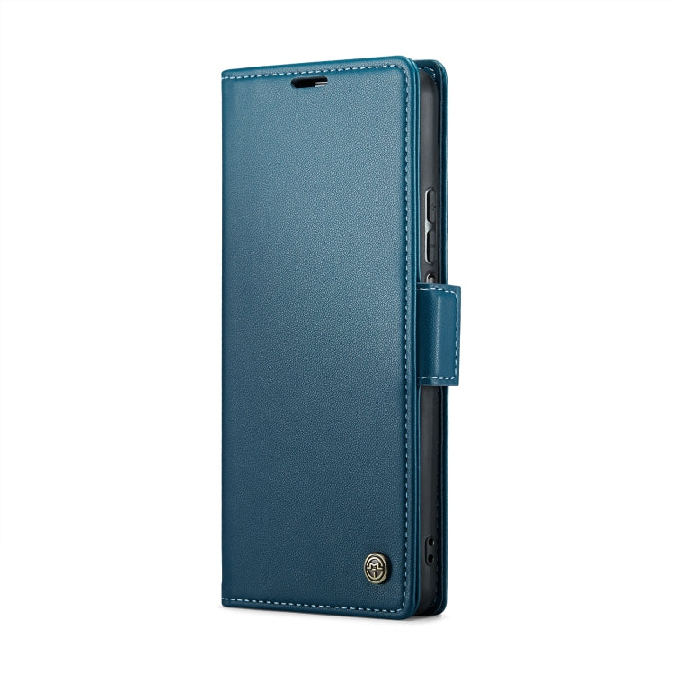 For Xiaomi Redmi Note 11 4G Global CaseMe 023 Butterfly Buckle Litchi Texture RFID Anti-theft Leather Phone Case(Blue) - Xiaomi Cases by CaseMe | Online Shopping UK | buy2fix