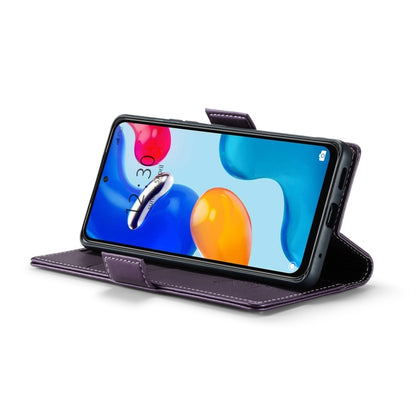 For Xiaomi Redmi Note 11 4G Global CaseMe 023 Butterfly Buckle Litchi Texture RFID Anti-theft Leather Phone Case(Pearly Purple) - Xiaomi Cases by CaseMe | Online Shopping UK | buy2fix