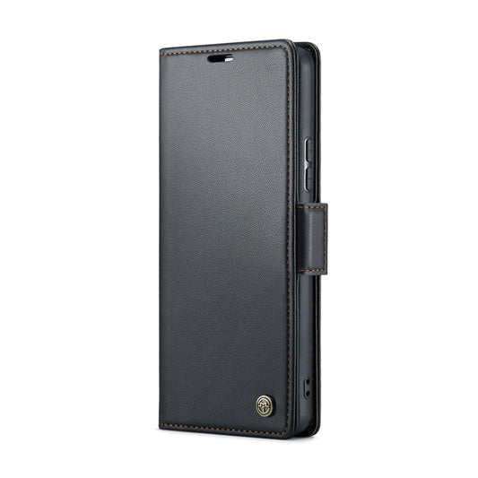 For Xiaomi Redmi Note 11 Pro 5G Global CaseMe 023 Butterfly Buckle Litchi Texture RFID Anti-theft Leather Phone Case(Black) - Xiaomi Cases by CaseMe | Online Shopping UK | buy2fix