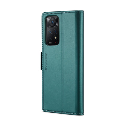 For Xiaomi Redmi Note 11 Pro 5G Global CaseMe 023 Butterfly Buckle Litchi Texture RFID Anti-theft Leather Phone Case(Pearly Blue) - Xiaomi Cases by CaseMe | Online Shopping UK | buy2fix