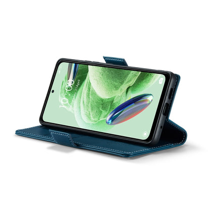 For Xiaomi Poco X5 5G CaseMe 023 Butterfly Buckle Litchi Texture RFID Anti-theft Leather Phone Case(Blue) - Xiaomi Cases by CaseMe | Online Shopping UK | buy2fix