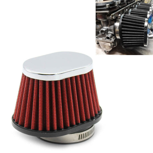 51mm XH-UN073 Mushroom Head Style Car Modified Air Filter Motorcycle Exhaust Filter(Red) - Air Intake System by buy2fix | Online Shopping UK | buy2fix